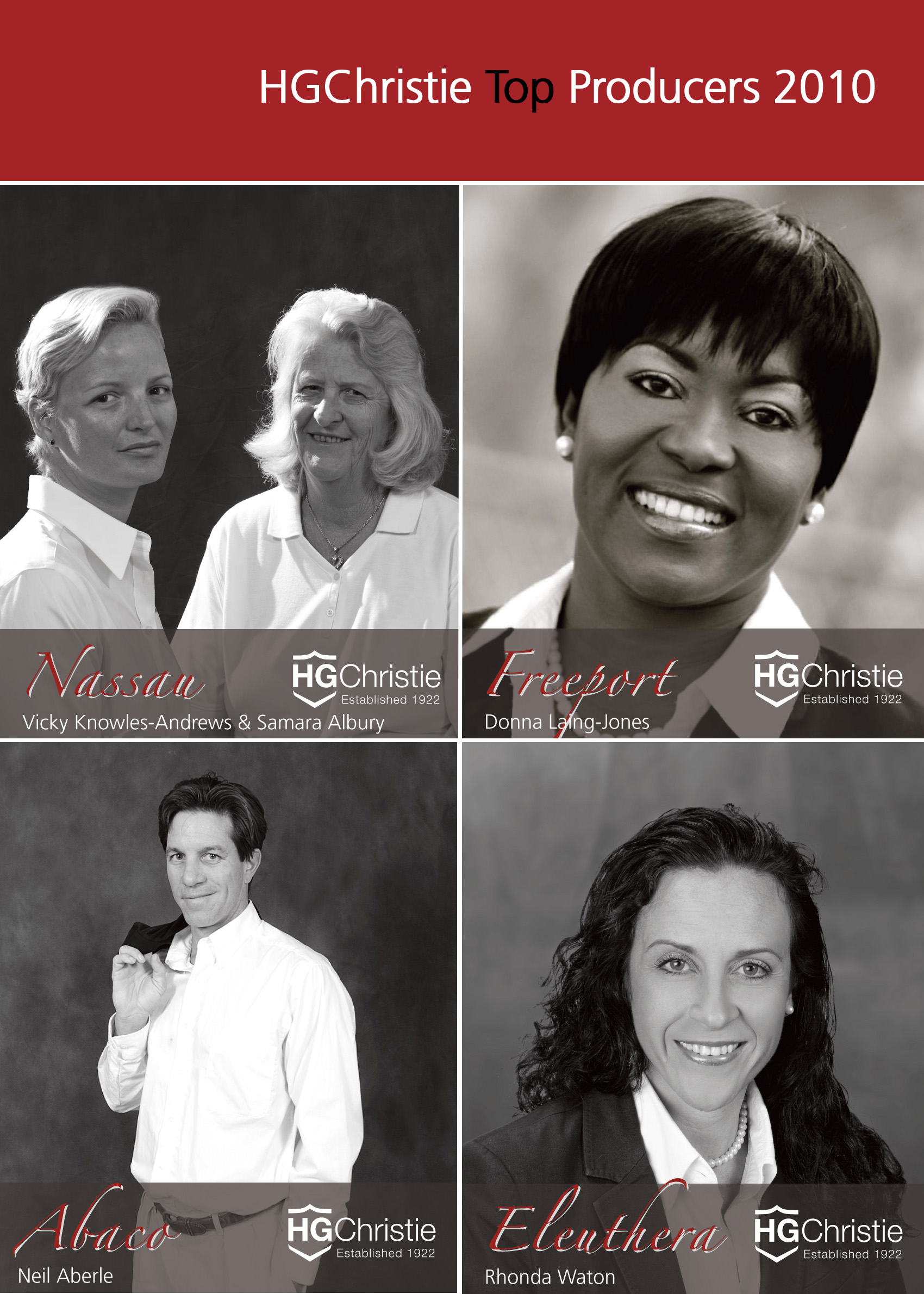 Top Producing HG Christie Real Estate Agents Honored Nassau